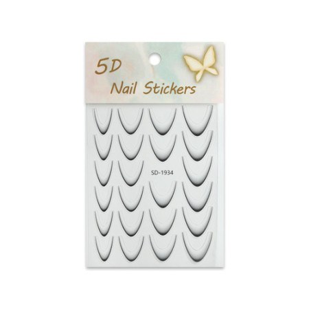 5D Nail Stickers Black