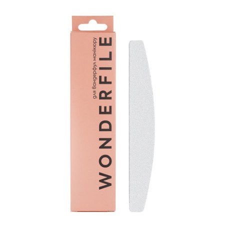 Wonderfile Soft files "Crescent" 162x24mm - 240 grit (20pcs)