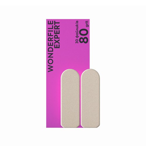 Wonderfile Thin files Expert 80grit (30pcs)