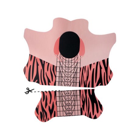 Nail Forms Funky Zebra 300τμχ.