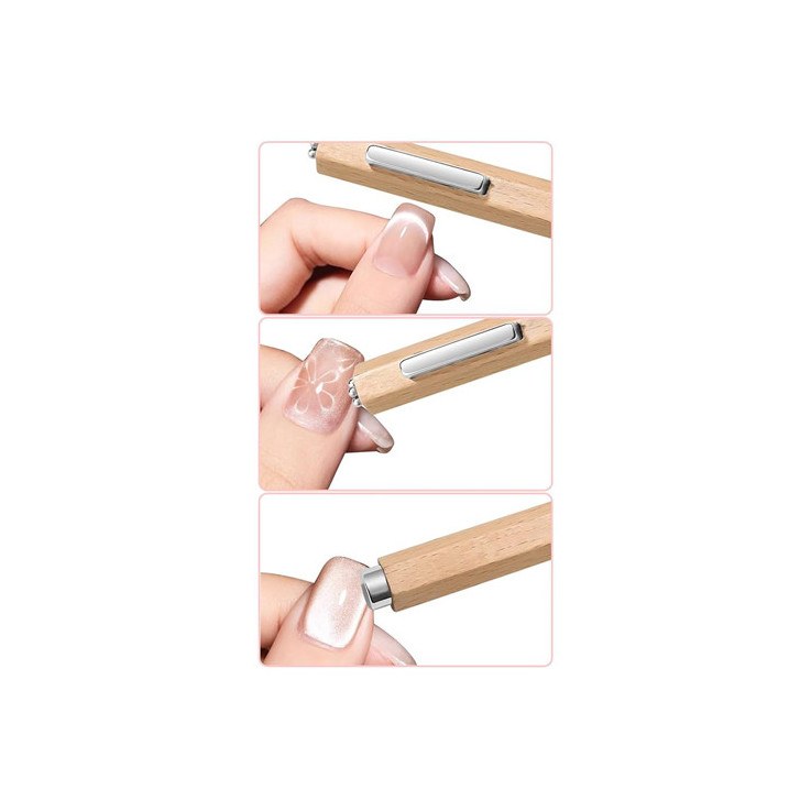 Wooden magnet pen