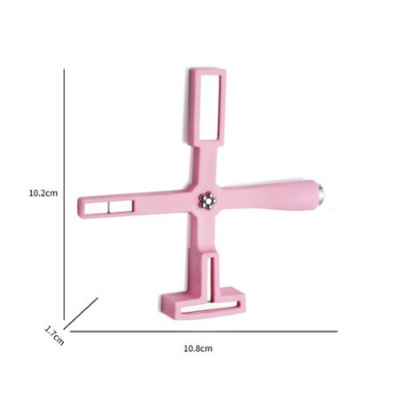 Cat Eye Multi Cross Magnet Pink