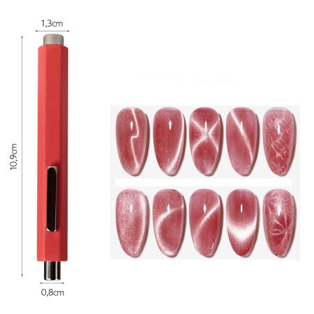 Pink Wooden Magnet Pen