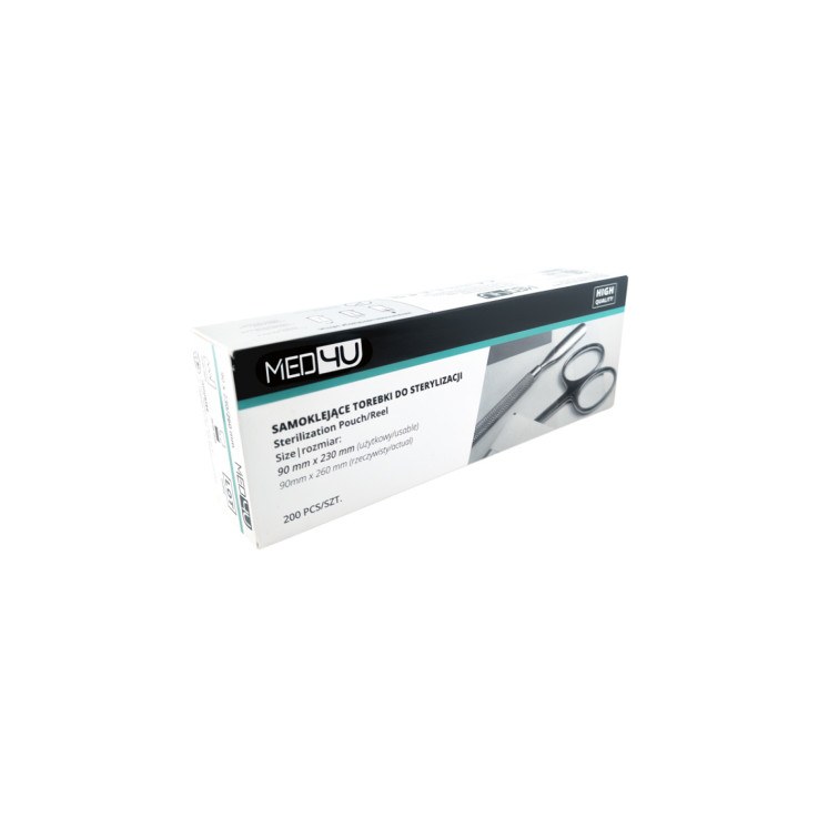 Med4U Sterilization Pouch 90mm x 230mm