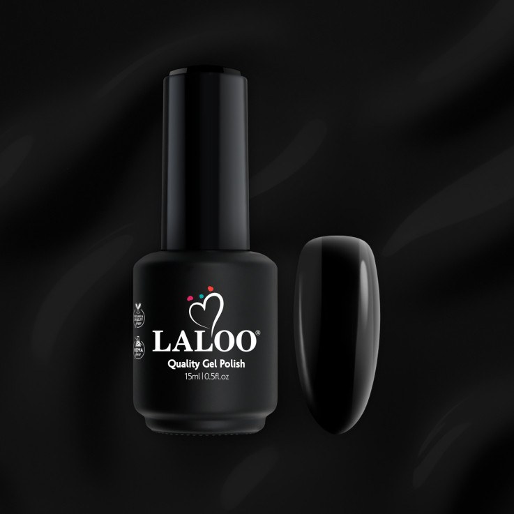 No.018 Μαύρο | Ημιμόνιμο Βερνίκι 15ml