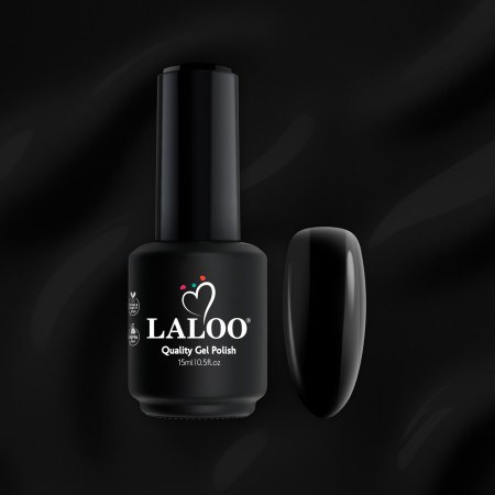 No.018 Μαύρο | Ημιμόνιμο Βερνίκι 15ml