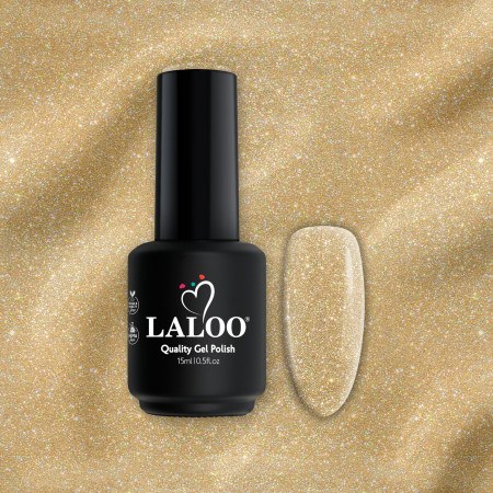 No.081 Χρυσό με shimmer | Ημιμόνιμο Βερνίκι 15ml