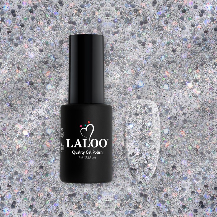 L142 Silver Holo Sequin Glitter | Gel...