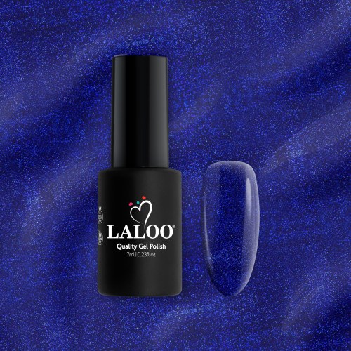 L262 Blue-Black με shimmer | Ημιμόνιμο Βερνίκι 7ml