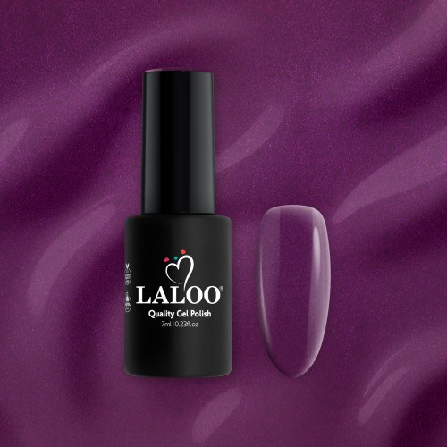 L303 Μελιτζανί με shimmer | Ημιμόνιμο Βερνίκι 7ml