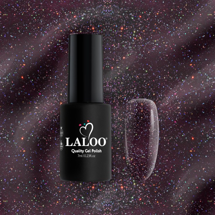 L338 Dark Aubergine Glitter | Gel...
