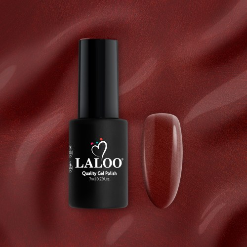 L408 Μπορντό μεταλλικό | Ημιμόνιμο Βερνίκι 7ml