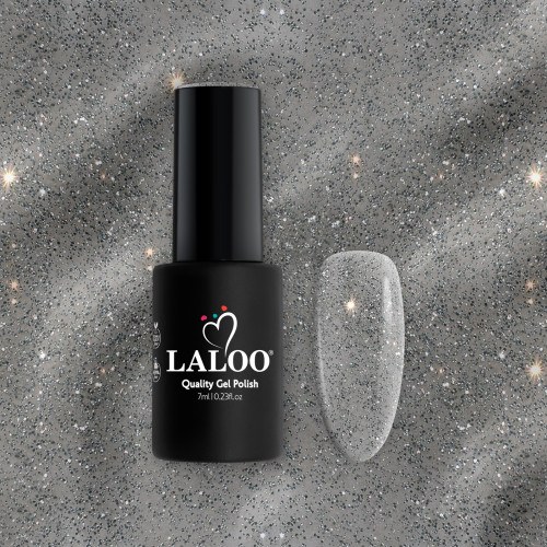 L410 Silver Fine Glitter | Gel Polish 7ml