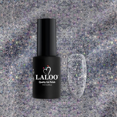 L465 Steel Glitter w/ green sequin | Gel Polish 7ml