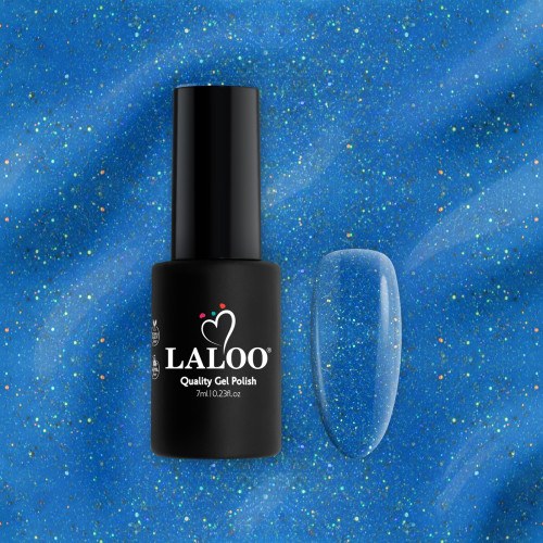 L489 Σιέλ μεταλλικό με ιριδίζον shimmer | Ημιμόνιμο...