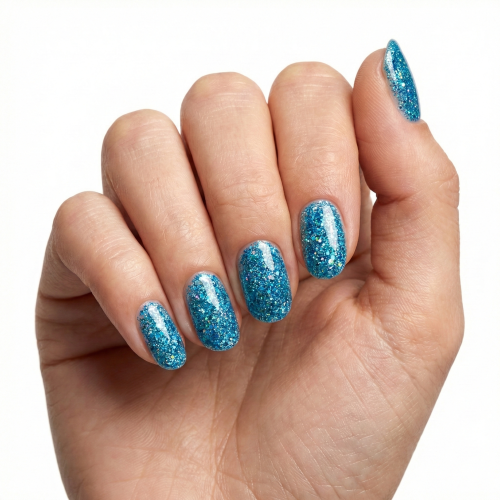 L239 Τυρκουάζ glitter | Ημιμόνιμο Βερνίκι 7ml 2