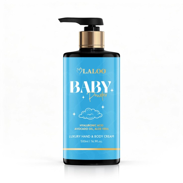 Hand and Body Cream Baby Powder 500ml