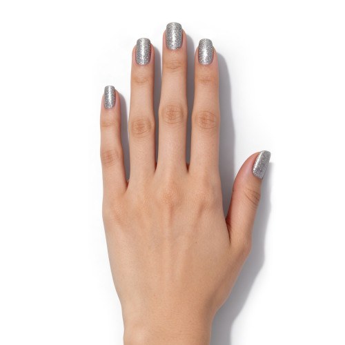 L410 Γκρί-Ασημί με glitter | Ημιμόνιμο Βερνίκι 7ml 2