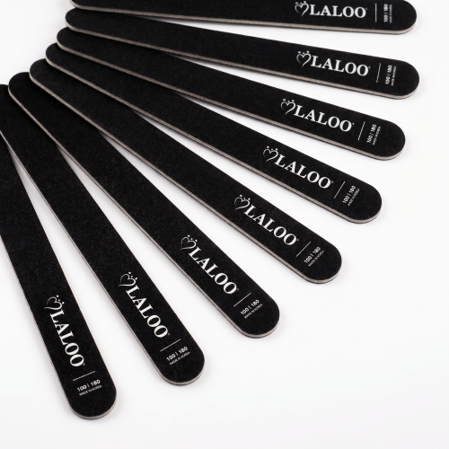 Λίμα ξύλινη Straight 100/180 Kit 7+1 ΔΩΡΟ Made in Korea 2