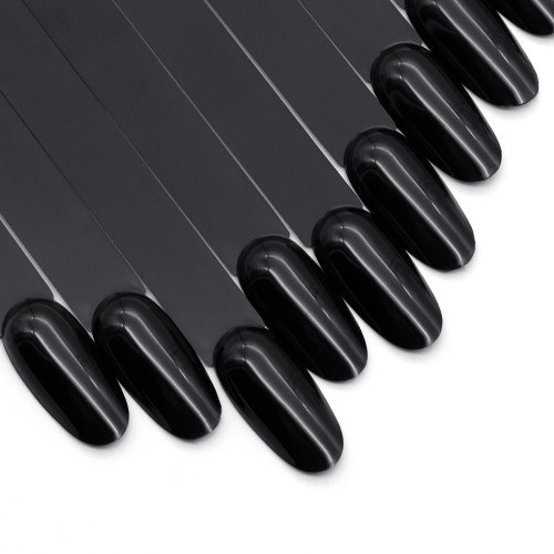 Nail Display Black Oval 50pcs