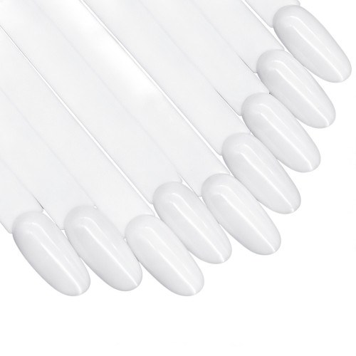 Nail Display White Oval 50pcs