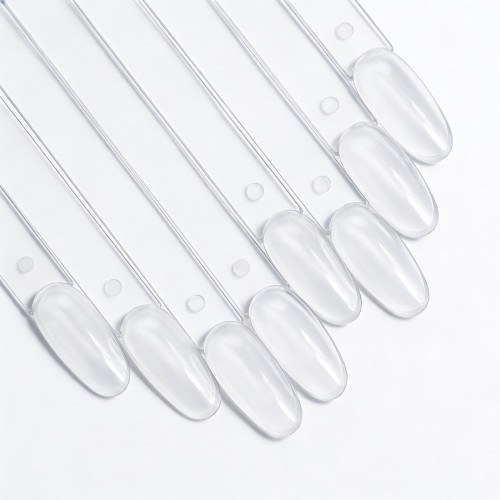 Nail Display Clear Oval 50pcs