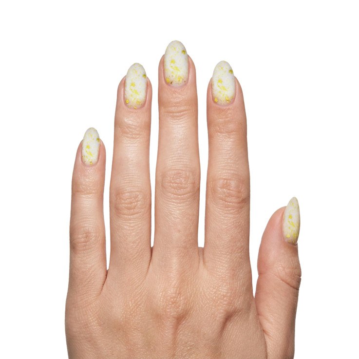 Flake Matte Top Coat Gold 15ml