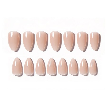 Soft Gel Tips Almond Short Nude 300pcs