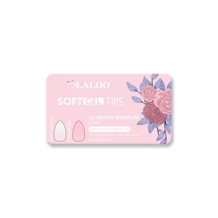 Soft Gel Tips Almond Medium Ombre...