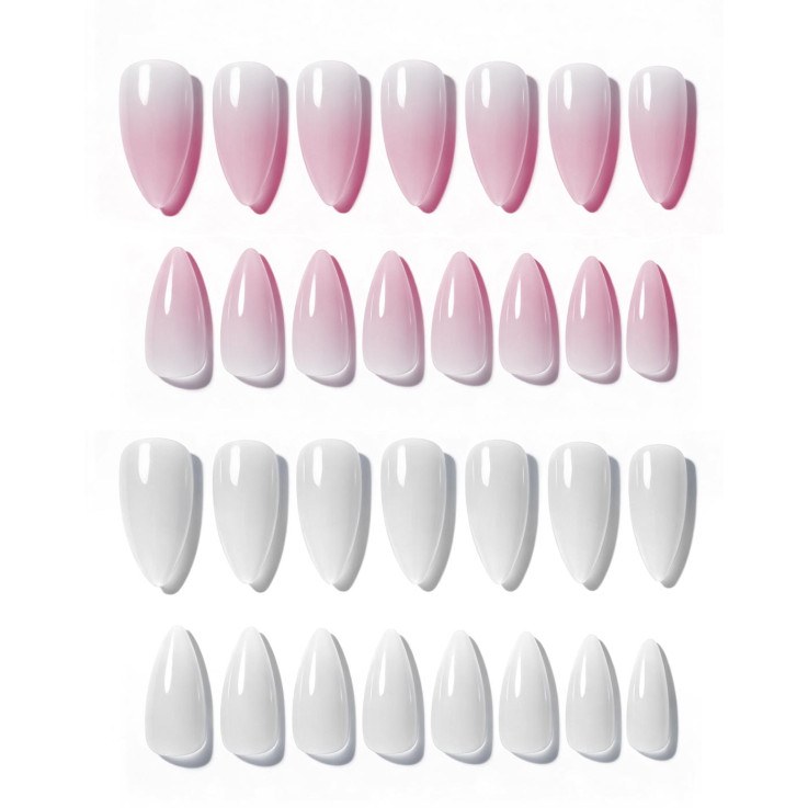 Soft Gel Tips Almond Medium Ombre...