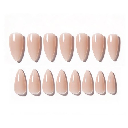 Soft Gel Tips Almond Medium Nude Pink 300pcs