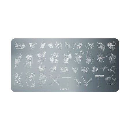 Leaves Stamping Nail Art Plate Collection