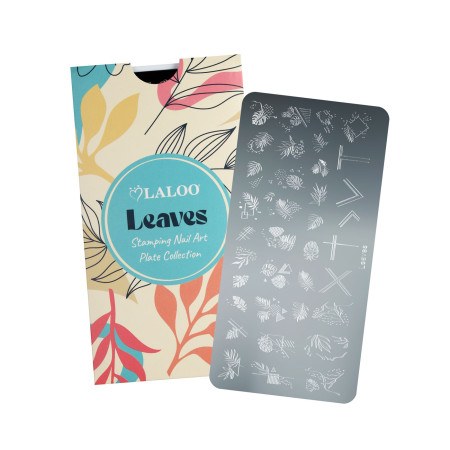 Leaves Stamping Nail Art Plate Collection