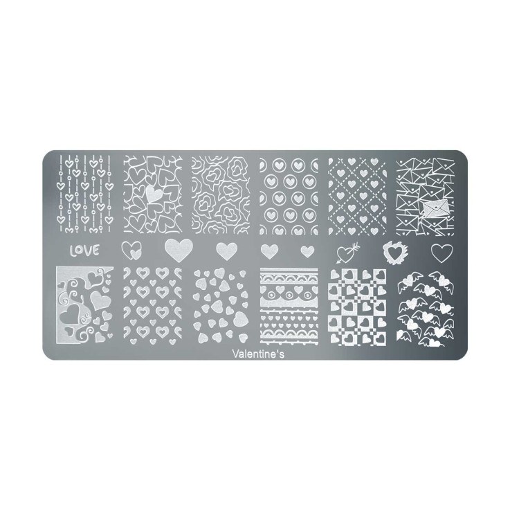 Valentine's Stamping Nail Art Plate...