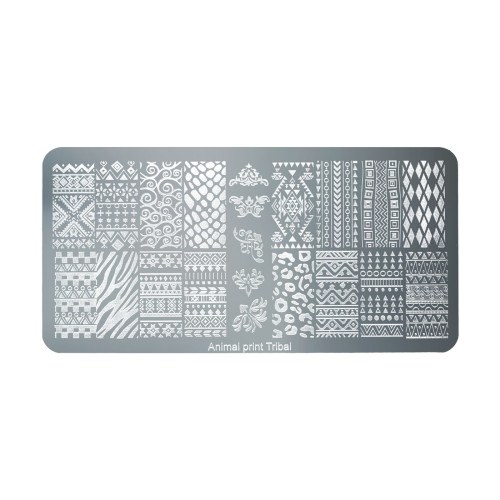 Animal Print Tribal Stamping Nail Art Plate Collection 2