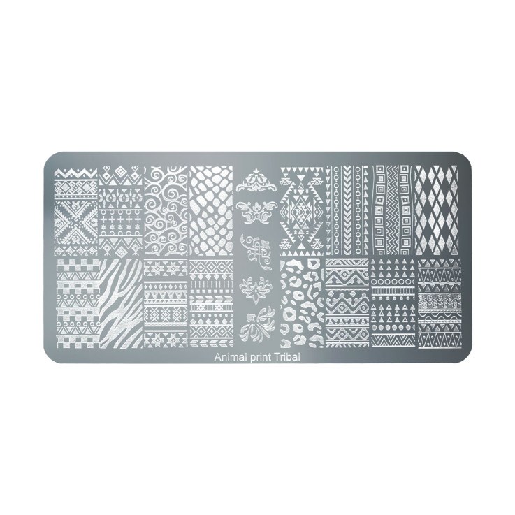 Animal Print Tribal Stamping Nail Art...