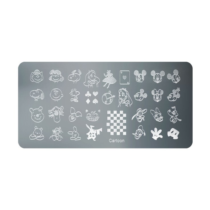 Cartoon Stamping Nail Art Plate...